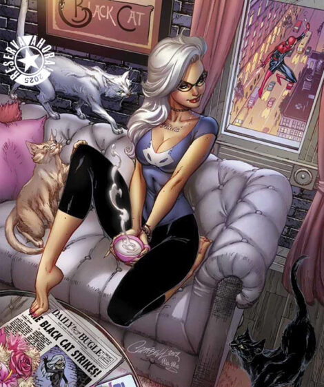 Afiche Black Cat