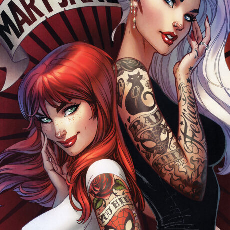 Mary Jane y Felicia Spidey Tattoo
